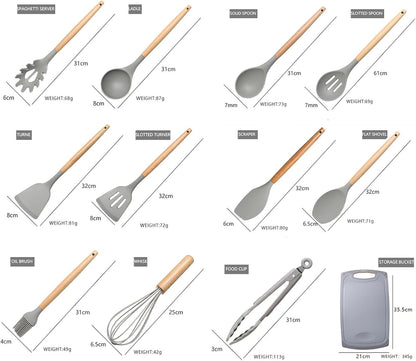 19-Piece Kitchen Set | طقم أدوات مطبخ 19 قطعة
