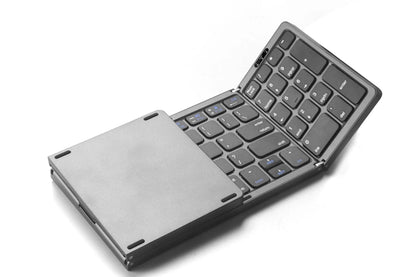 B033 Foldable Bluetooth Keyboard – كيبورد بلوتوث قابل للطي مع لوحة لمس